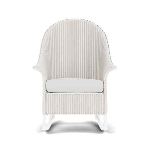 Loom High Back Porch Outdoor Rocker-Outdoor Accent Chairs-Lloyd Flanders-LOOMLAN