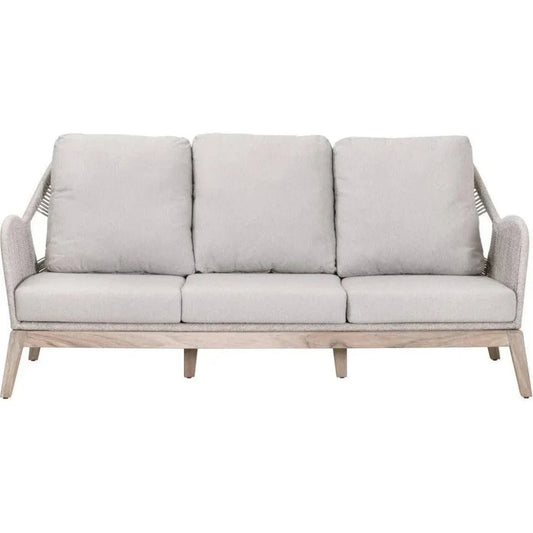 Loom Outdoor 79" All Weather Patio Rope Sofa Cushions - LOOMLAN - Essentials For Living - Outdoor Sofas & Loveseats