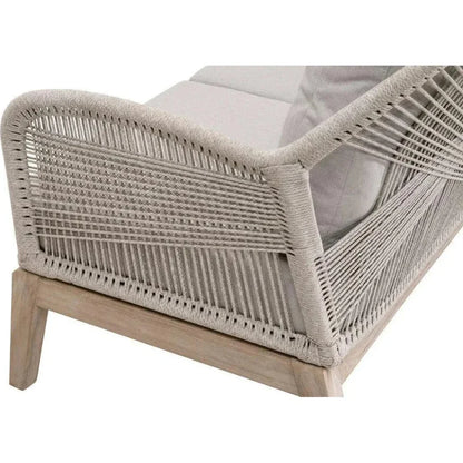 Loom Outdoor 79" All Weather Patio Rope Sofa Cushions - LOOMLAN - Essentials For Living - Outdoor Sofas & Loveseats