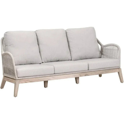 Loom Outdoor 79" All Weather Patio Rope Sofa Cushions - LOOMLAN - Essentials For Living - Outdoor Sofas & Loveseats
