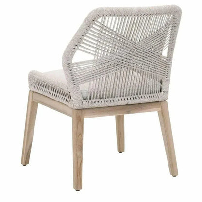 Loom Outdoor Rope Dining Chair 2PC-Outdoor Dining Chairs-Essentials For Living-LOOMLAN