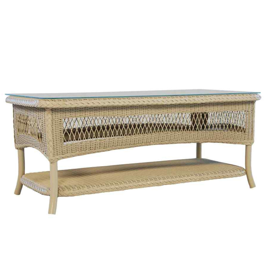 Loom Rectangular Outdoor Cocktail Table-Outdoor Coffee Tables-Lloyd Flanders-LOOMLAN