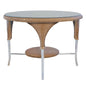 Loom Round Outdoor Dining Table-Outdoor Dining Tables-Lloyd Flanders-LOOMLAN