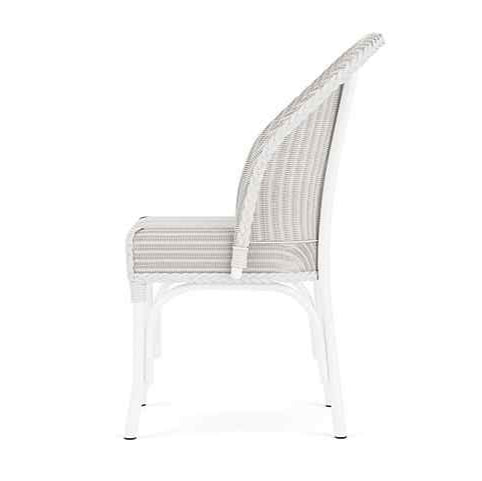 Loom Wicker Armless Outdoor Dining Chair-Outdoor Dining Chairs-Lloyd Flanders-LOOMLAN