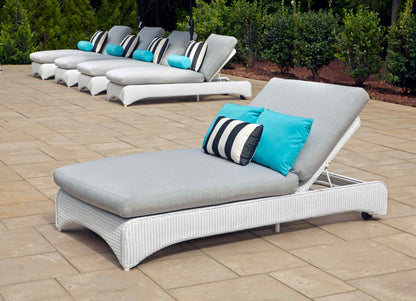 Loom Wicker Double Outdoor Chaise-Outdoor Chaises-Lloyd Flanders-LOOMLAN