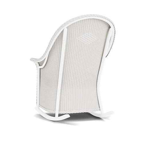 Loom Wicker High Back Porch Outdoor Rocker