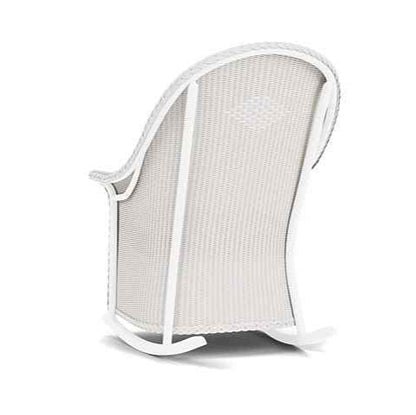 Loom Wicker High Back Porch Outdoor Rocker