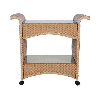 Loom Wicker Outdoor Castered Bar Cart
