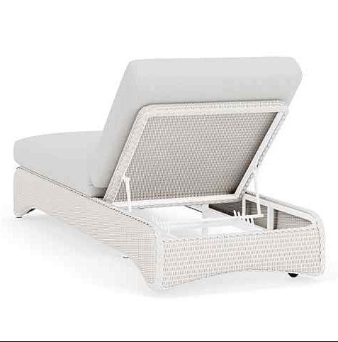Loom Wicker Outdoor Chaise-Outdoor Chaises-Lloyd Flanders-LOOMLAN