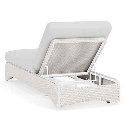 Loom Wicker Outdoor Chaise-Outdoor Chaises-Lloyd Flanders-LOOMLAN