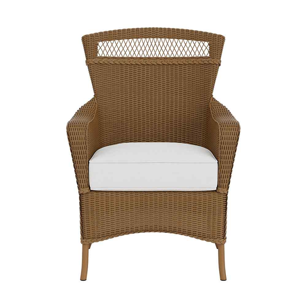 Loom Wicker Outdoor Dining Armchair-Outdoor Dining Chairs-Lloyd Flanders-LOOMLAN