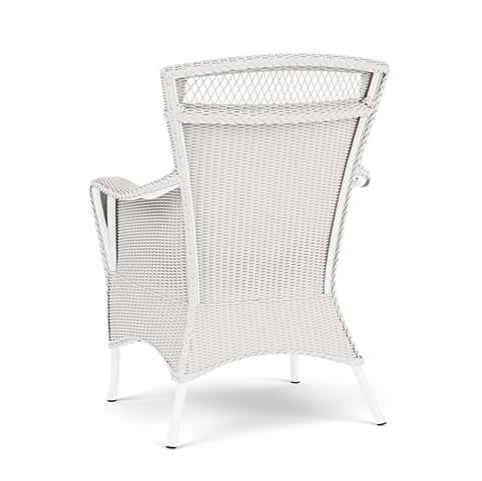 Loom Wicker Outdoor Dining Armchair-Outdoor Dining Chairs-Lloyd Flanders-LOOMLAN