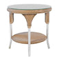 Loom Wicker Round Outdoor End Table