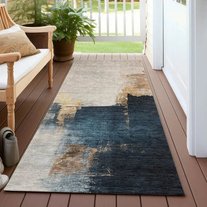 Looma Brown Washable Indoor-Outdoor Rug-Outdoor Rugs-LOOMLAN Rugs-LOOMLAN
