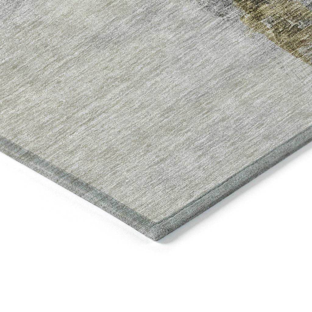 Looma Khaki Washable Indoor-Outdoor Rug-Outdoor Rugs-LOOMLAN Rugs-LOOMLAN