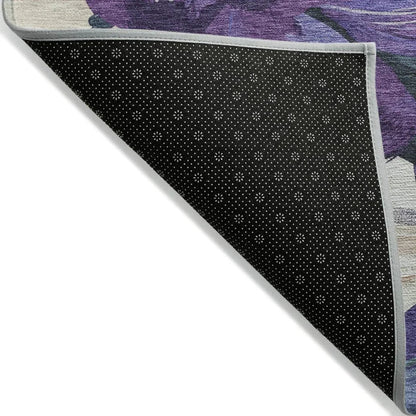 Loomara Purple Washable Indoor - Outdoor Rug - LOOMLAN - LOOMLAN Rugs - Outdoor Rugs