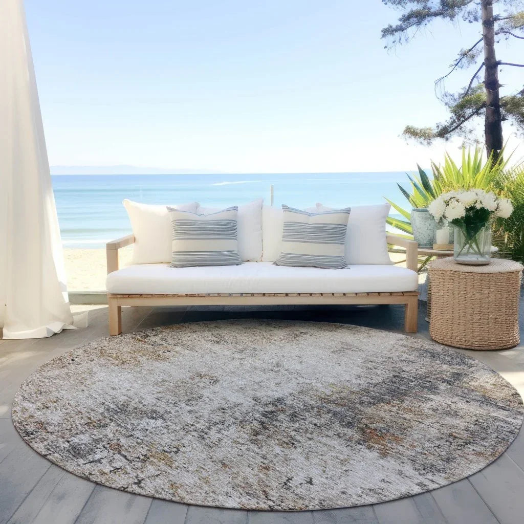 Loomelle Ivory Washable Indoor - Outdoor Rug - LOOMLAN - LOOMLAN Rugs - Outdoor Rugs