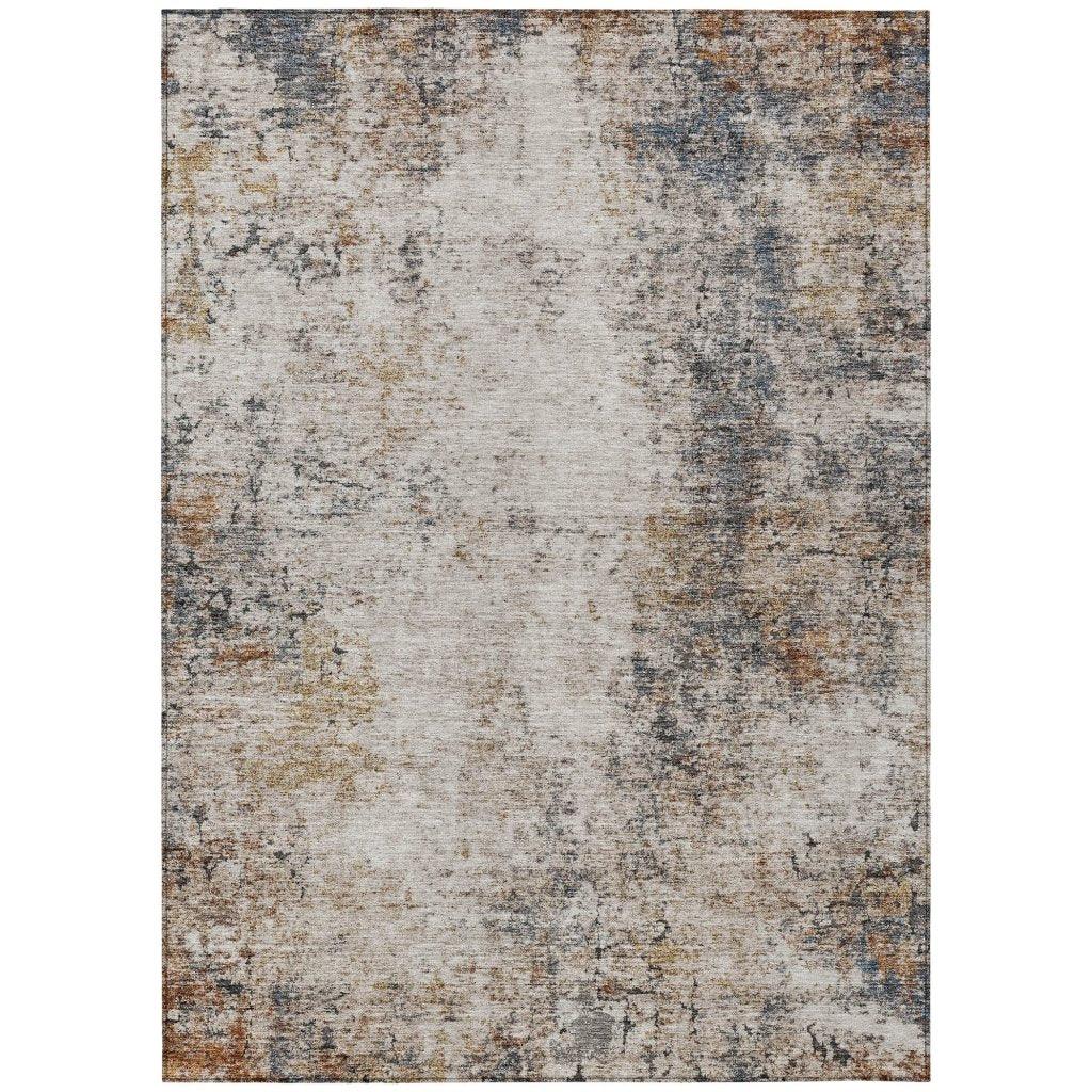 Loomelle Ivory Washable Indoor - Outdoor Rug - LOOMLAN - LOOMLAN Rugs - Outdoor Rugs