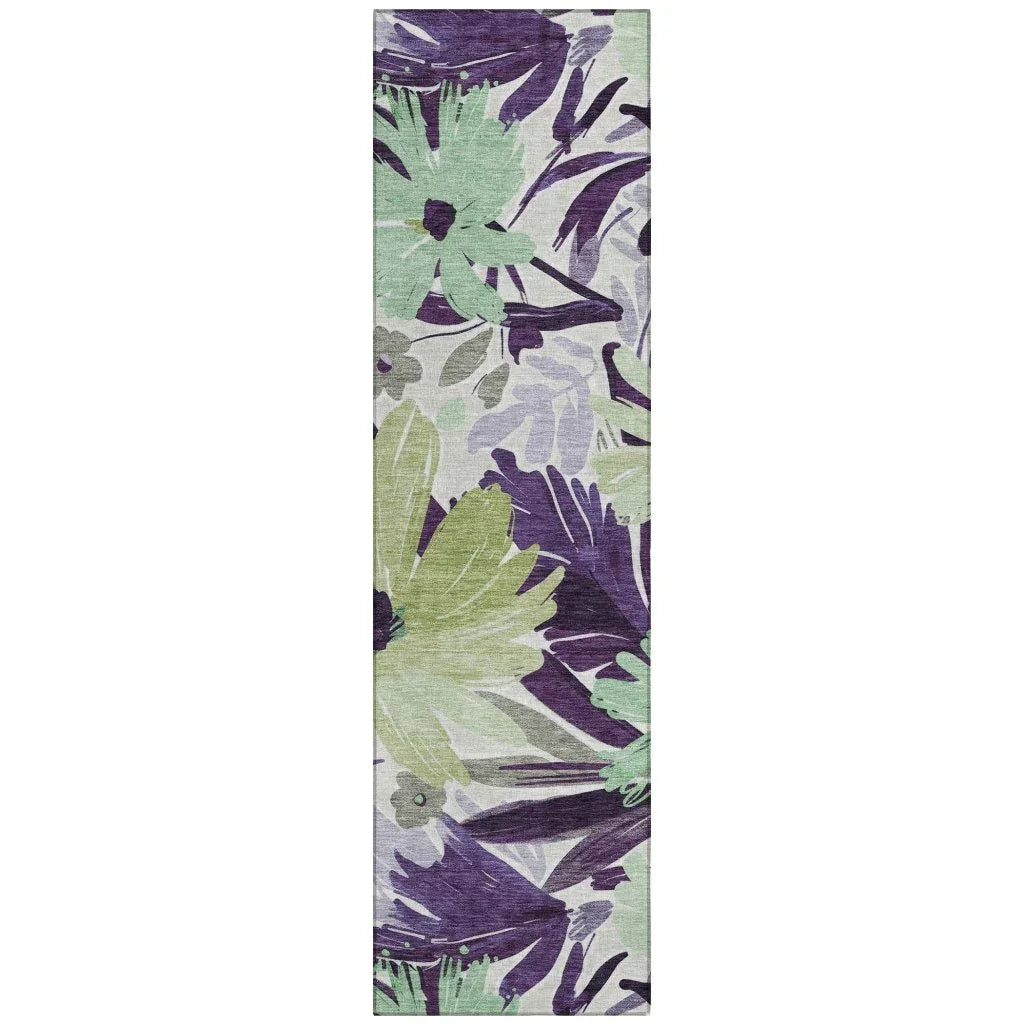 Loopra Purple Washable Indoor - Outdoor Rug - LOOMLAN - LOOMLAN Rugs - Outdoor Rugs