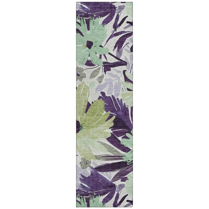 Loopra Purple Washable Indoor - Outdoor Rug - LOOMLAN - LOOMLAN Rugs - Outdoor Rugs