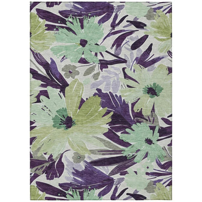 Loopra Purple Washable Indoor - Outdoor Rug - LOOMLAN - LOOMLAN Rugs - Outdoor Rugs
