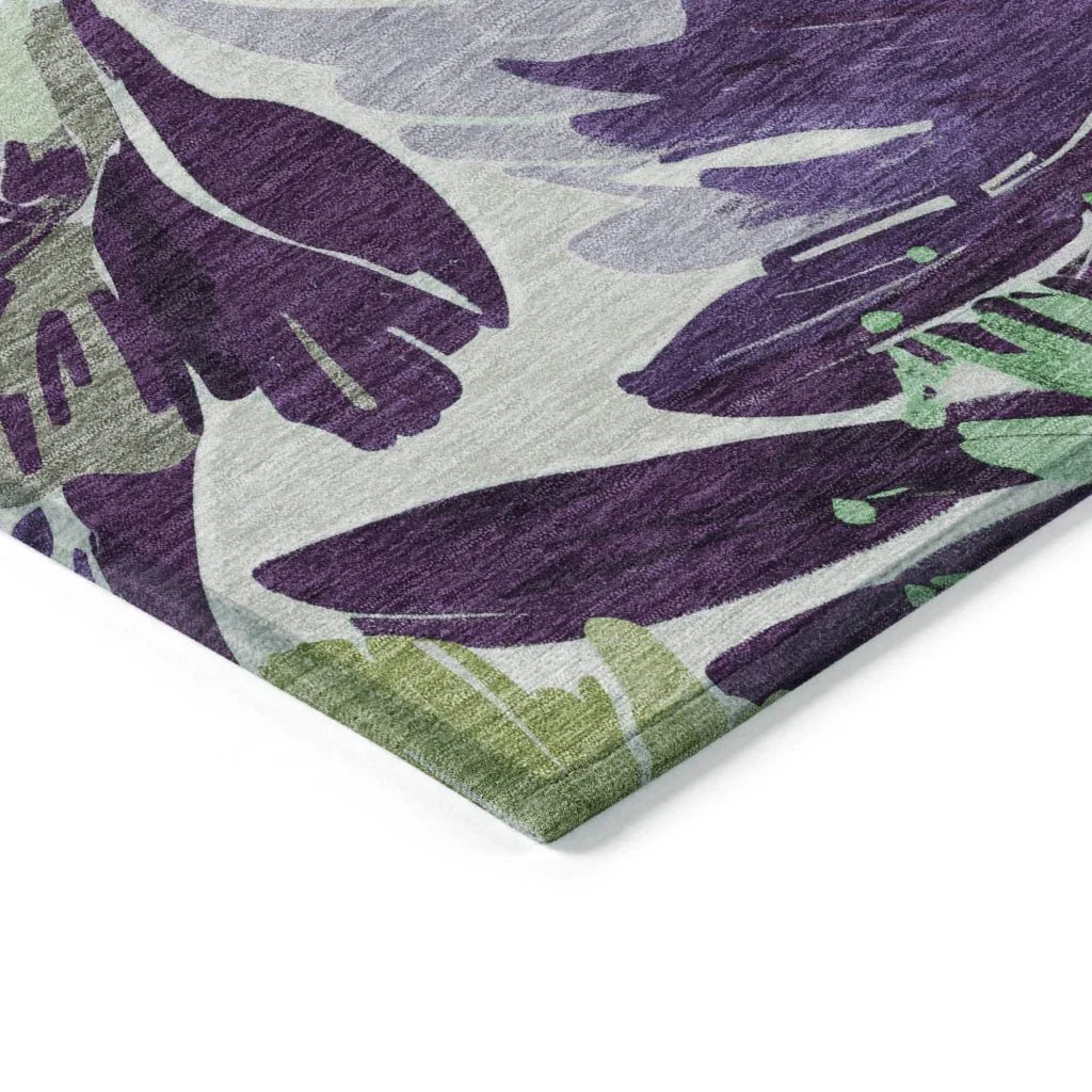 Loopra Purple Washable Indoor - Outdoor Rug - LOOMLAN - LOOMLAN Rugs - Outdoor Rugs