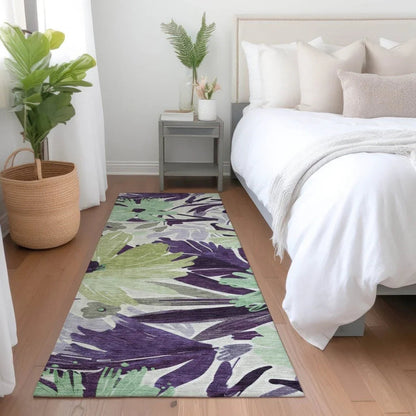 Loopra Purple Washable Indoor - Outdoor Rug - LOOMLAN - LOOMLAN Rugs - Outdoor Rugs