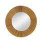Lopez Wood and Rope Brown Wall Mirror - LOOMLAN - Bassett Mirror - Wall Mirrors