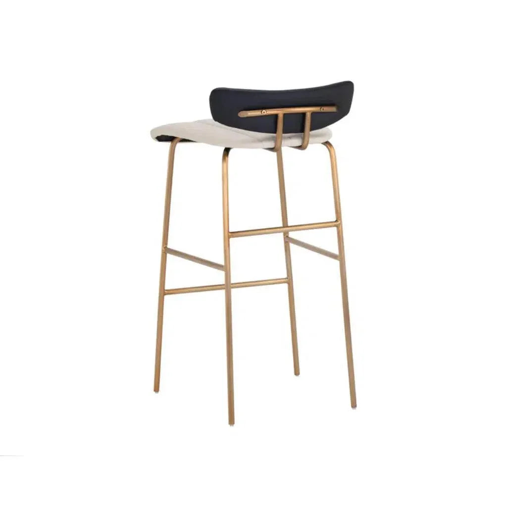 Lorelei Leather Barstool - LOOMLAN - SUNPAN - Bar Stools