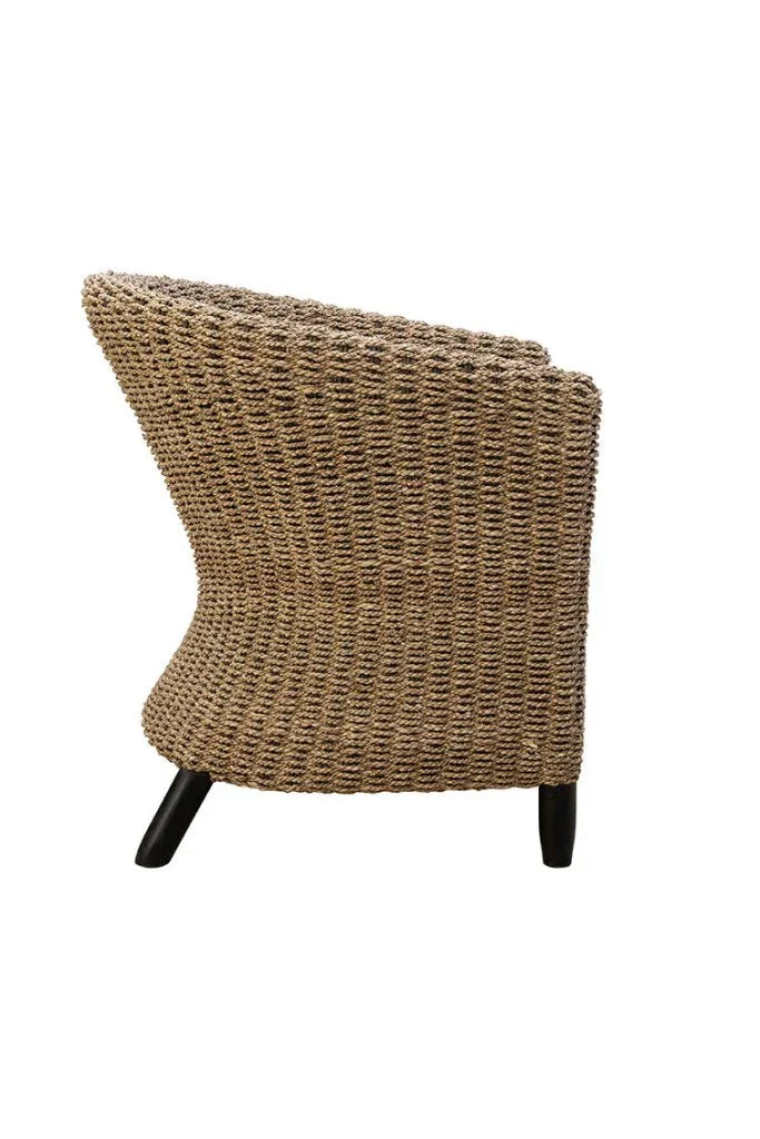 Loren Woven Banana Leaf Occasional Chair - LOOMLAN - Furniture Classics - Club Chairs