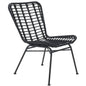 Lorena Dining Chair (Set of 2) Black-Outdoor Dining Chairs-Zuo Modern-LOOMLAN