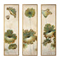Lotus Blossom Oil Painting Artwork (Set of 3)-Framed Wall Art-Wildwood-LOOMLAN