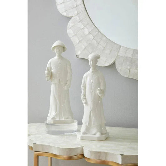 Lotus Flower Metalic Gold Based Console Table - LOOMLAN - Chelsea House - Console Tables