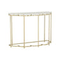 Lotus Flower Metalic Gold Based Console Table - LOOMLAN - Chelsea House - Console Tables