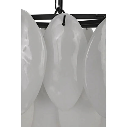 Lotus Glass Petals Chandelier