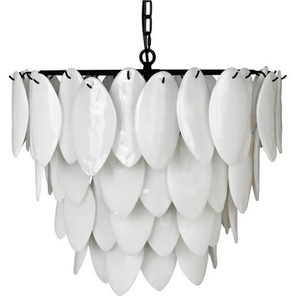 Lotus Glass Petals Chandelier