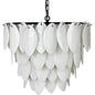 Lotus Glass Petals Chandelier