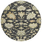 Louis Black Washable Indoor - Outdoor Rug - LOOMLAN - LOOMLAN Rugs - Outdoor Rugs