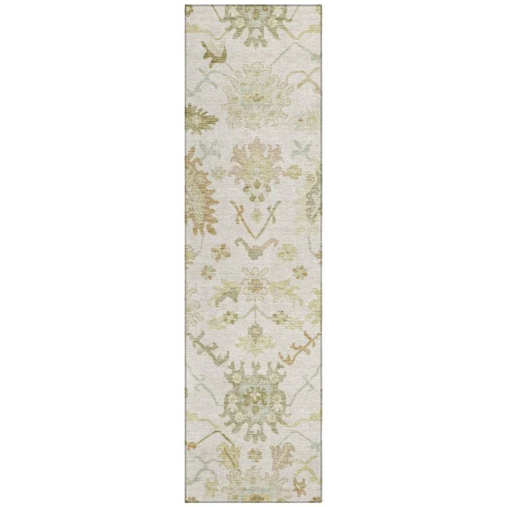 Louis Ivory Washable Indoor - Outdoor Rug - LOOMLAN - LOOMLAN Rugs - Outdoor Rugs