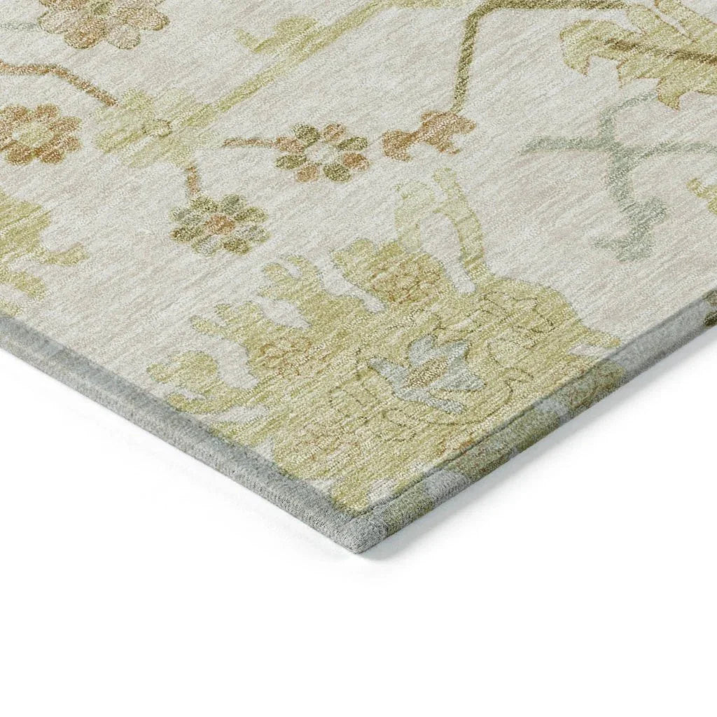 Louis Ivory Washable Indoor - Outdoor Rug - LOOMLAN - LOOMLAN Rugs - Outdoor Rugs
