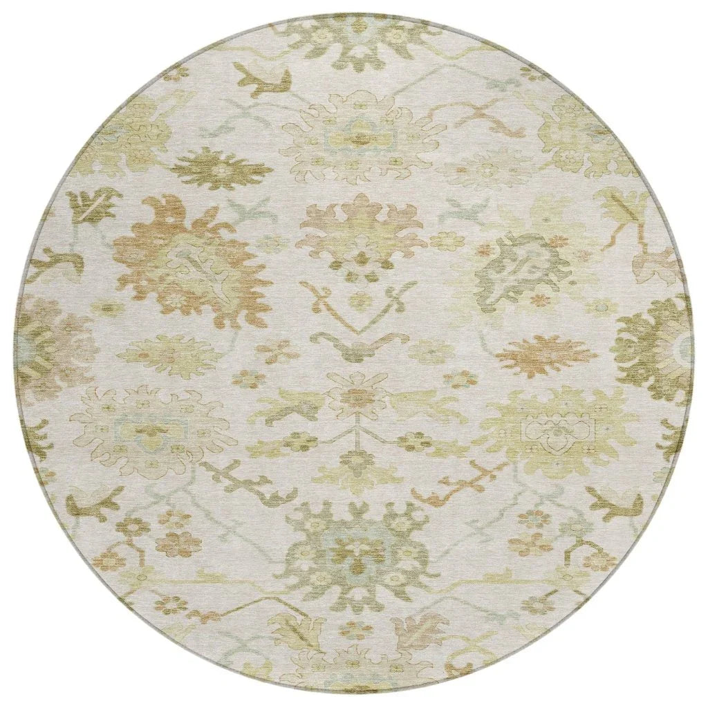 Louis Ivory Washable Indoor - Outdoor Rug - LOOMLAN - LOOMLAN Rugs - Outdoor Rugs