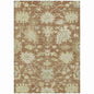 Louis Orange Washable Indoor - Outdoor Rug - LOOMLAN - LOOMLAN Rugs - Outdoor Rugs