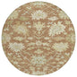 Louis Orange Washable Indoor - Outdoor Rug - LOOMLAN - LOOMLAN Rugs - Outdoor Rugs