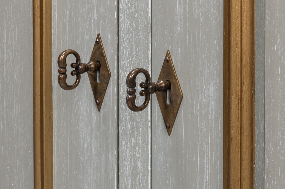 Louis XVI Three Doors Wood Sideboard