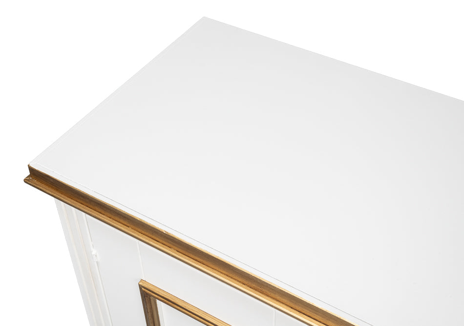 Louis XVI Three Doors Wood Sideboard