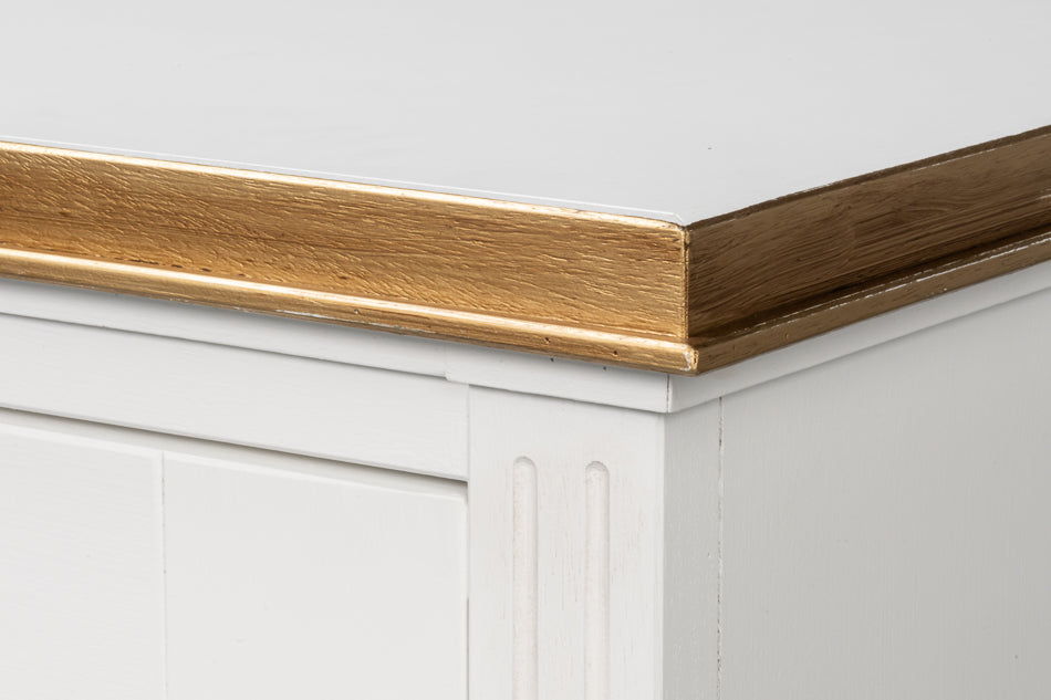 Louis XVI Three Doors Wood Sideboard