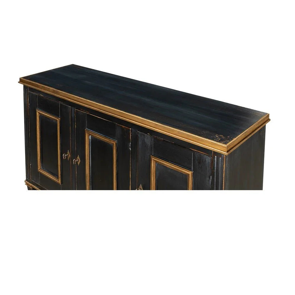 Louis Xvi Three Door Wood Buffet - LOOMLAN - Sarreid - Buffets