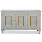 Louis XVI Three Doors Wood Sideboard