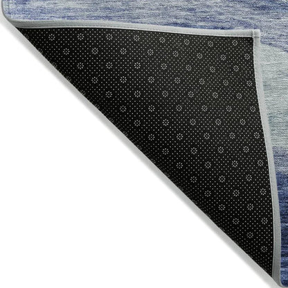 Louisa Blue Washable Indoor - Outdoor Rug - LOOMLAN - LOOMLAN Rugs - Outdoor Rugs