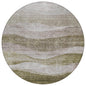 Louisa Brown Washable Indoor - Outdoor Rug - LOOMLAN - LOOMLAN Rugs - Outdoor Rugs